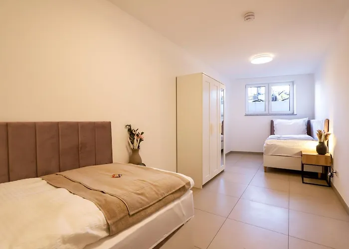 Apartamento Idylle Der Wetterau - Terrasse - Gartenblick - Parkplatz